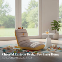 Adjustable Floor Lounger Lightweight and Portable Adjustable Backrest Lounger