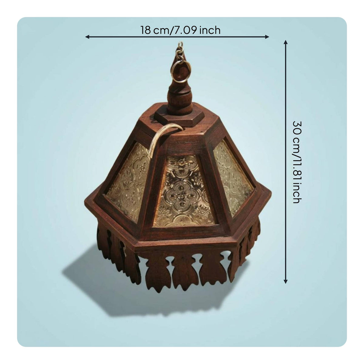 Thai Design Hanging Light Ornate Design Indoor Lighting Handmade