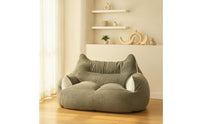 Soft Leisure Chair Padded Bean Bag Sofa Low-to-the-Ground Floor Lounger Cushioned for Gamers, Bedroom, Living Room, Play Area, Balcony