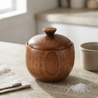 Wooden Seasoning Jar Freshness Keeping Wood Seasoning Jar