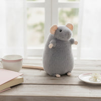 Stuffed Mouse Toy Compact Mouse Stuffed Toy Adorable Lightweight for Collectors, Shelf Display, Desk Decor