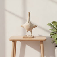Waterbird Sculpture Textured Waterbird Sculpture Statue Decorative