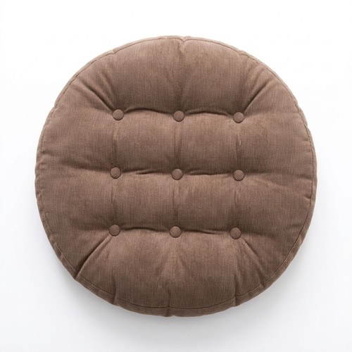 Large Floor Cushion Home Decor, Tufted Breathable Cushion for Floor Seating, Rou #variant:Round 55cm Diameter 8cm Thick