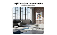Curved-Based Circular Table Modernist Inspired Home Furnishing Minimalist Design Space-Saving for Students, Living Room, Bedroom