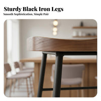 Bar Stool Modern Minimalist Metal Frame Bar Chair Heavy Duty Industrial High Stool for Cafe Owners, Interior Designers, Restaurant, Eatery, Kitchen