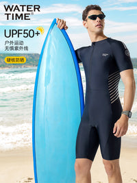WaterTime 潜水服男士防晒夏季男款冲浪水母衣湿衣长袖长裤游泳衣