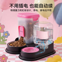 猫咪饮水机流动不插电水壶猫碗猫喂水小狗狗饮水器宠物自动喂食器