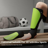 2 Pieces Futbol Shin Guards Foam Padding Foam Padding Sports Shin Pads Sports Leg Guards Hexagonal Shell Insertable Leg
