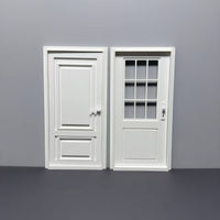 Dollhouse Door Framed Panel Openable Dollhouse Door Realistic