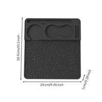 Silicone Coffee Accessory Organizer Heat-Resistant Silicone Pressing Mat Flexible Coffee Tamper Holder Mat for Home Kitchen