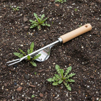 Manual Vegetation Puller Comfortable Grip Stainless Metal Garden Weeder Lever Action Underground Growth Weeder for Vegetable Garden Bed