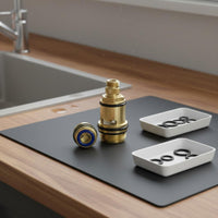 Diverter Water Control Core Brass Diverter with O-Rings Splined Shower Replacement for Homeowners