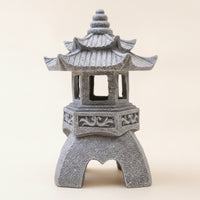 Pagoda Lantern Oriental Stone Lantern Traditional for Balcony