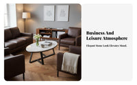Business design Sofa and Coffee Table Combination Modern Design Reception Seating dense foam Cushioning Office Furnishing sturdy Wood Frame for Businesses, leaders, Interior Designers, Waiting Room