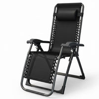 Folding Woven Lounger Portable Adjustable Sun Lounger High Weight Capacity