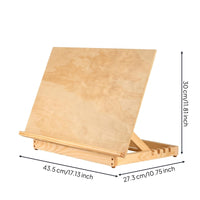 Wooden Desktop Easel Stable Base Foldable Desk Easel Sturdy
