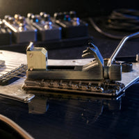 Coil-Actuated-Loaded Tremolo Bridge Clamp Knurled Guitar Bridge Damping Clamp Bronze Finish String Instrument Care Compact