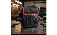 Waist Tool Bag Wear-Resistant Tool Belt Pouch Utility Belt Pouch Waterproof Multi-Pocket for Electricians, Construction Sites