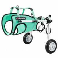 Adjustable Dog Wheelchair Lightweight Hind Leg Support Vehicle Mesh Textile