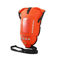Waterproof Swimming Storage Buoy High Visibility Swim Buoy with Phone Pocket Lightweight Inflatable Swim Dry Bag Long-Lasting for Triathletes