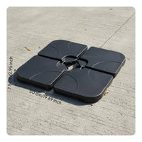 Water-Fill Umbrella Base Weather Resistant Fillable Umbrella Base for Market Stall