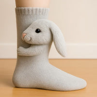 Animal Socks Christmas Knitted Floor Socks, Warm, Cute, Autumn/Winter