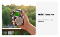 Full-Band Emergency Radio Portable Design Bluetooth Speaker App Distant Control
