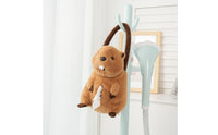 Cute Soft Tissue Holder with Strap Soft Soft Tissue Box Holder Decorative Cartoon for Car, Office Desk, Bedroom