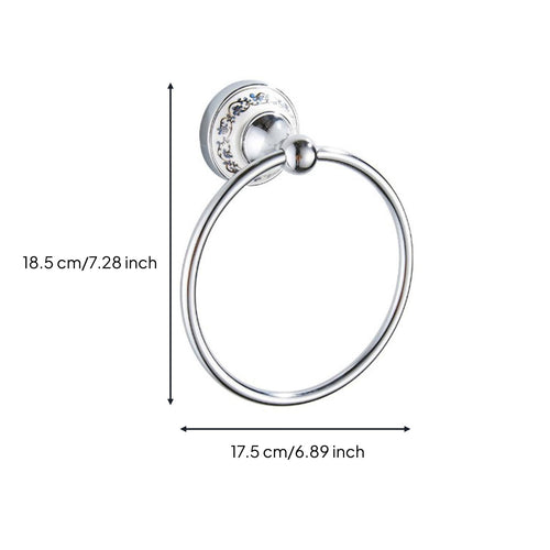 2 Pieces Ceramic Towel Holder Long-Lasting Decorative Robe Hook Space Saving