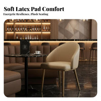 Upholstered Cantilever Chair Light Luxury Aesthetic Seating Furniture Modern Design Soft Upholstery for Homeowners, Home Office