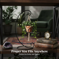 Desktop Terrarium Hanger DIY suitable for Plant Holder Elegant Shape for Living Room