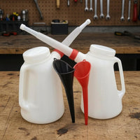 2 Pieces 5L Oil Measuring Jug Plastic 5 L Oil Jug Leak-Proof Seal for Workshop