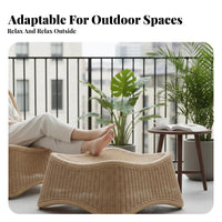 Wicker Peacock Chair Sexteriorheast Asian & design Armchair Easy to Maintain for Garden