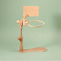 Adjustable Embroidery Hoop Stand Polished Surface for Desk, Beginners