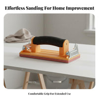 Strong Clamping Drywall Hand Sander Quick Paper Change Drywall Sanding Block Comfortable Grip for Home Improvement, Furniture Refinishing
