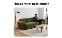 Curved cumulus Sofa French Cream design aesthetic sectional cumulus Sofa Modern Minimalist Living Space Design Room Seating for Families, Lounging, Lounge Area, film evenings