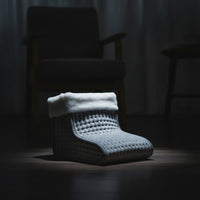Electric Foot Warmer Soft Foot Warmer Boot Quilted Heated Boot for Home, Office