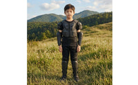 Chest Protector with Knee Pads Hard Plate Terrain Riding Guard Set Impact Resistant Set for Kids, Motocross