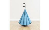Wind Resistant Umbrella with C-Shaped Handle Windproof 16-Rib Umbrella Large Heavy Duty for Commuters