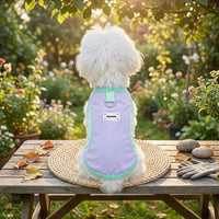 Summer Dog Clothes Cooling Dog Vest, Breathable Polyester Pet Summer Wear with D-loop, Pull-Over Casual Style for Small Dogs and Puppy Clothes