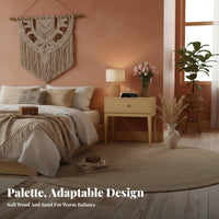 Single-Drawer Cabinet with Open Shelf Minimalist Design Nightstand Modern design