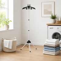 Foldable Garment Steamer Rack Stable Tripod Base Foldable Ironing Stand for Home
