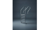 5-Step Pool Ladder Rust Resistant Stainless Steel Pool Ladder Stable for Hotel Managers, Swimming Pools