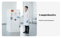Reactive and Alkali Cabinet Reactive Caustic Cabinet Double Lock Security for Chemists, Scientists, Research Facility, Laboratories, University