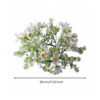 Candle Wreath Circlet Yellow Centers Flower Candle Circlet Reusable