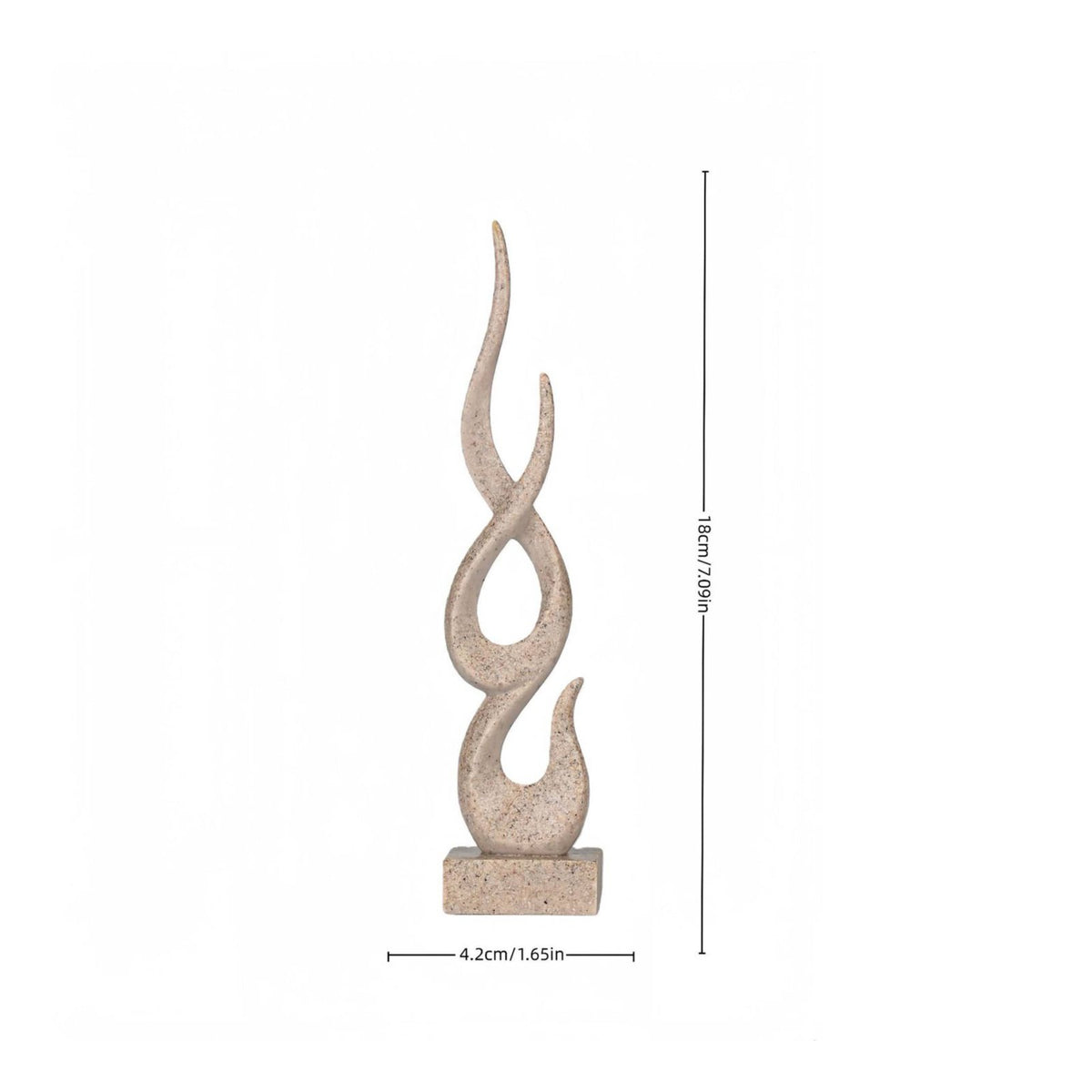 Abstract Sculpture Elegant Accent House Decoration for Office, Entryway