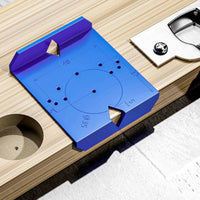 Hinge Hole Drilling Guide Compact Positioning Aid Repeatable for DIYers