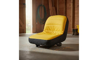 Lawn Mower Seat Cover Elastic Hem Tractor Seat Cover Vehicle Accessory Sturdy Duty Storage Pockets for Landscapers, Farm