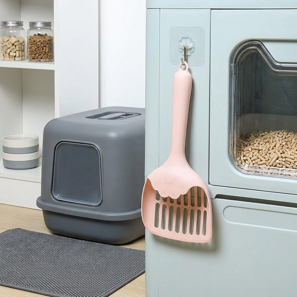 Stainless Steel Fine Mesh Metal Sifter, Rectangular Pet Waste Container Tool