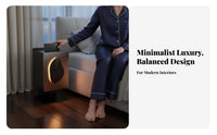 Nightstand with Storage Luxury Design Bedroom Furniture Multi-Purpose for Adults